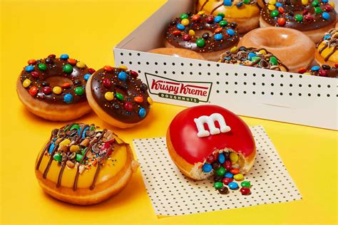 krispy kreme m and m donuts